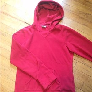 Columbia red Fleece hoodie